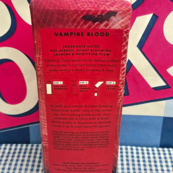 BBW Vampire Blood Gentle & Clean Foaming Hand Soap Refill 32 oz. - Picture 2 of 2